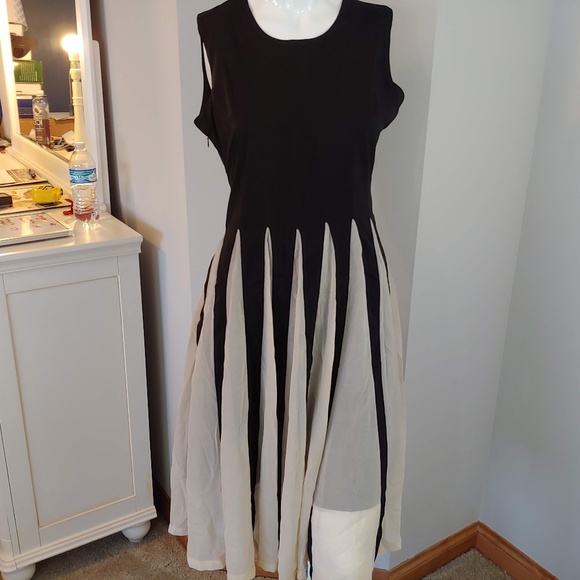 NWT Womens M Osap dress tank black tan - Picture 1 of 7